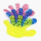 Dealglad 3pcs New PVC Plastic Strong Magic Double Sided Vacuum Suction Cup Sucker (Random Color) (Palm)