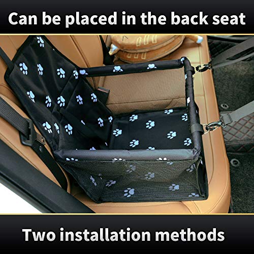 SWIHELP Dog Car Seat Puppy Portable Pet Booster Car Seat with ClipOn
