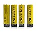 Intsun® 4pcs 3.7V 18650 3400mah Rechargeable Li-ion Battery with PCB for LED Flashlight, Headlamps, search light lamp, etc