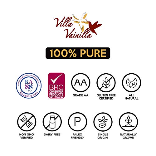 Villa Vainilla Pure Vanilla Extract Premium Concentrated Vanilla