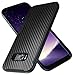 Carbon Fiber Pattern Slim Case Compatible with Samsung Galaxy S8 Plus, Shockproof 10ft. Drop Tested, Wireless Charging Compatible - Black