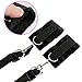 Sex Bondage Restraints - Luoering Fetish Under Bed Restraint System with Adjustable Wrist and Ankle Cuffs Bondage Collection for Male Female Couple, Super Soft and Durable
