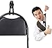 Dirza Utility Hooks Wall Mount Tool Holder U-Hooks for Home Garage Storage Organizer Garden Tools Shovels Rake Stroller Ladder Black 5 Pack