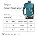 Fengtre Turtleneck Pullover Sweater, Women's Super Soft Wool Stretchy Basic Knit Top, Bright Orange L
