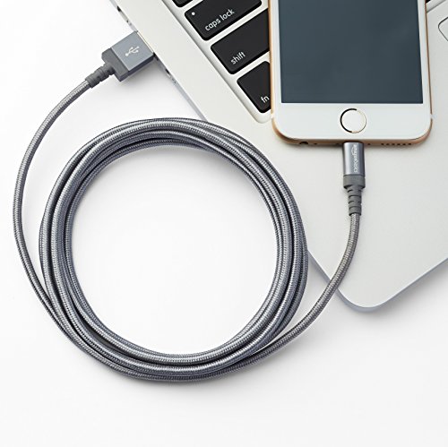 2 AmazonBasics+Nylon+Braided+Lightning+Compatible