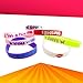144 Bracelet for Kids - Assorted Silicone Wristbands - Great as Stocking Stuffers for Kids, Piñatas Fillers, Birthday Party Favors, Goodie Bag Fillers, Classroom Prizes, Party Favors for Kids
