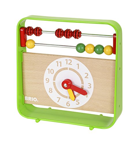 BRIO Abacus with Clock Preschool Toy