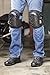 Professional Knee Pads for Work - Heavy Duty Protective Caps with Adjustable Elastic Straps and Soft Convenient Gel Cushion - Protect Your Knees at Work, Home or Garden