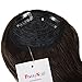 CAISHA 100% HUMAN HAIR Clip in Bangs Fringe Hair Piece Hair Extension Dark Brown H313f