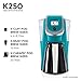 Keurig K250 Coffee Maker, Single Serve K-Cup Pod Coffee Brewer, With Strength Control, Turquoise