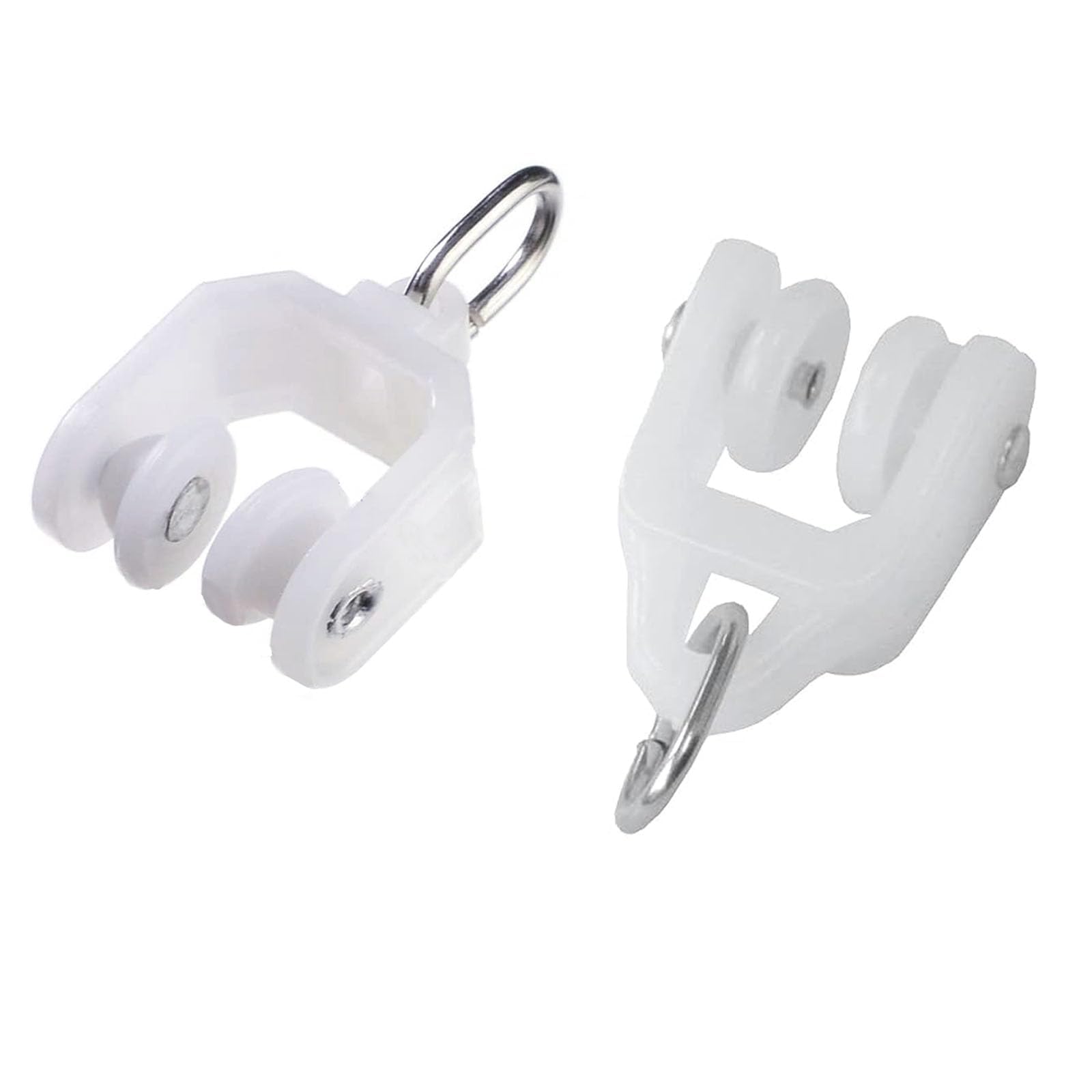 Ceiling Curtain Track Accessories Flexible Bendable Curtain Track Rollers Plastic Drapery Rail Sliding Glider for Windows Shower Curtain Tracks