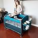 Joovy Room-Playard, Nursery Center, Bassinet, Changing-Table, Charcoal