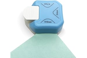 Paper Corner Rounder 3 in 1 R4mm, R7mm, R10mm, Corner Punches for Paper Crafts, Corner Cutter, Envelope Punch Board, Hole Pun