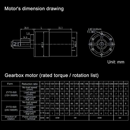 image for Uxcell a16071400ux0596 DC 12V 5 RPM Micro Gear Box Motor Speed Reducti