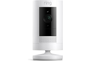 Ring Outdoor Cam (Stick Up Cam) | Weather-Resistant Outdoor Camera, Live View, Color Night Vision, Two-Way Talk, Motion alert