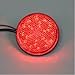 ZHOL Red 24 LED Round Reflectors Tail Brake Stop Marker Light Truck Trailer RV ATV Motorcycle