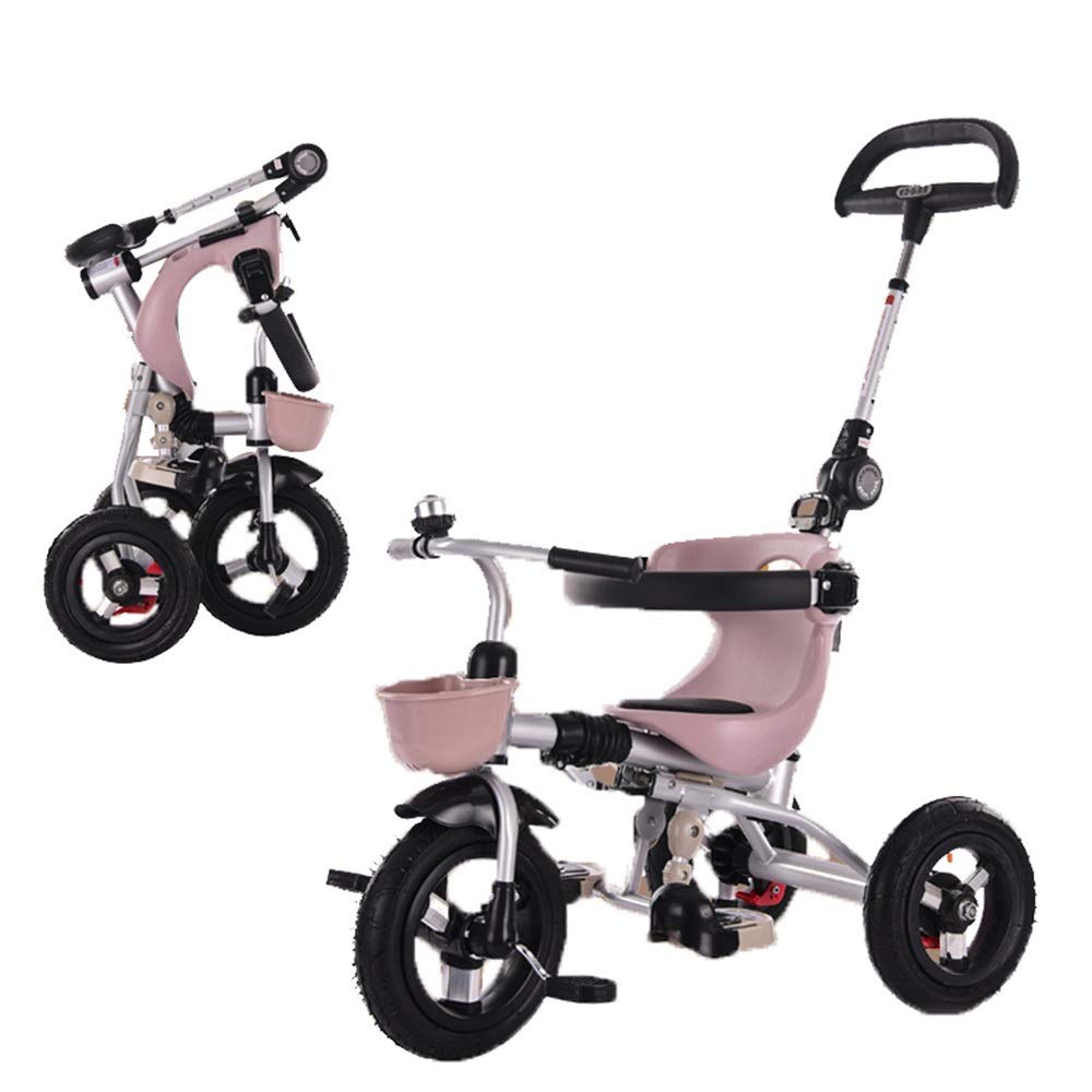 最適な材料 Yumeige 子ども用自転車 キッズ三輪車折りたたみ式チタン空ホイール1 6歳誕生日プレゼントキッズベビーカー幼児トライク積載量25 Kg 男の子 女の子 利用できるサイズ Brown B07qhv998g 高い品質 Firstcity Edu My