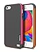 iPhone 5S Case, ELOVEN iPhone SE Case Hybrid Impact Resistant Anti-Scratch Shockproof Cover Slim Non-slip Grip Soft TPU & Hard PC Bumper Protective Case Shell for Apple iPhone SE 5S 5 - Dark Gray