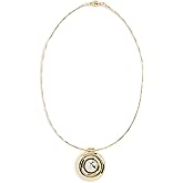 LUV AJ Women's The Chrome Orb Pendant Necklace
