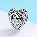 BAMOER 925 Sterling Silver Murano Glass Bead Charms Fit Bracelet