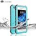 Janazan Waterproof Case for iPhone 6 Plus/6s Plus［5.5-Inch ］, IP68 Certified Drop Resistant Full Sealed Underwater Protective Cover, Shockproof, Snowproof, Dirtproof for Outdoor Sports (Grass Blue)