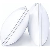 viewstar King Size Pillows Set of 2, Hotel Quality Cooling Down Alternative Gusseted Bed Pillows for Side, Back, or Stomach Sleepers, White