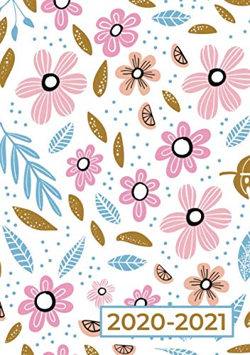 2020-2021 Mid Year Diary | Pretty Pink and Blue Flowers: Week to View Academic Planner from August 2020 - July 2021 Organiser for School, Home and ... Dates / Inspirational and Motivational