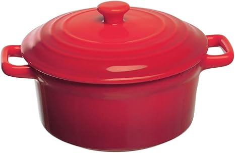 Amazon 両手鍋 キャセロール S イタリア 直輸入 ヨーロッパ Tognana キッチン用品 Forno レッド 鍋 なべ かわいい 可愛い おしゃれ お洒落 北欧系 レトロ 北欧 インスタ映え 調理器具 オンライン通販
