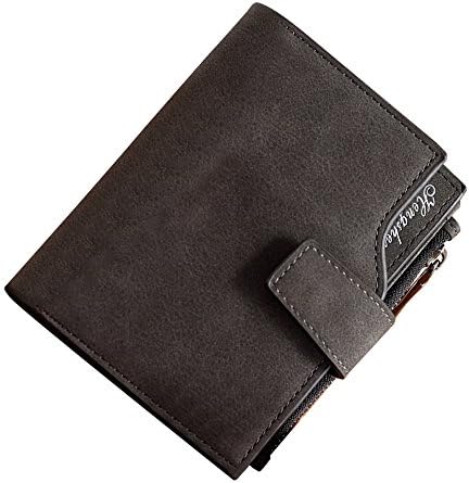 DAYSEVENTH Women Fashion Solid Color Dull Polish Hasp Multi Card Position Wallet