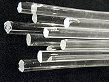 Devardi Glass Clear Glass Rods, COE 104, 1 Lb - Lampwork, Beadmaking