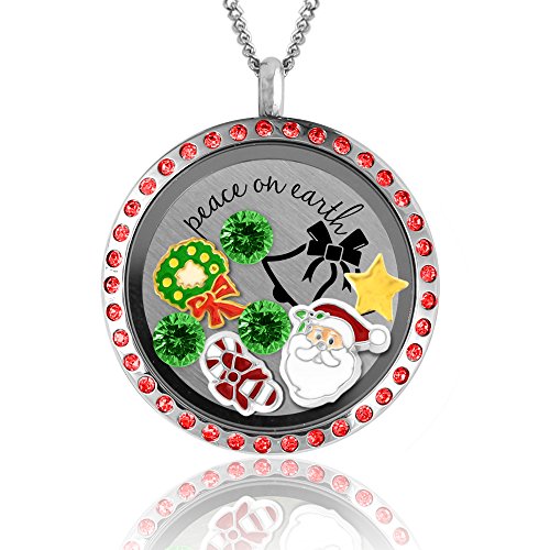 Buy Christmas Necklace Charms Locket 