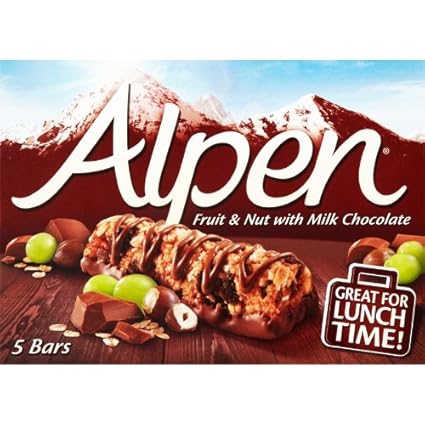 Alpen Fruit & Nut with Milk Chocolate 5X29G: Amazon.com ...