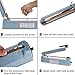 Metronic Impulse Sealer 12 inch/300mm Tabletop Poly Bags Heat Sealers Manual Impulse Sealer Machine with 2 Replacement Kits Blue