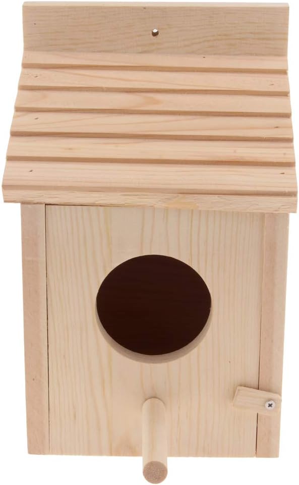 Sm Sunnimix Traditional Solid Wood Bird Nesting Box Hanging Tree