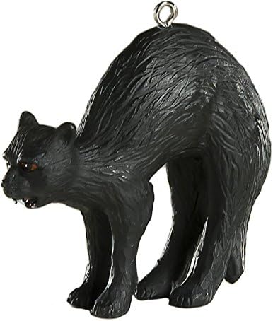 Bad Luck Black Cat Ornament - Scary Prop and Decoration for Halloween, Christmas, Parties and Events - By HorrorNaments