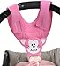 Hands Free Baby Bottle Feeding Tool - Pink Kitty Baby Bottle Holder by Bebe Bottle Sling