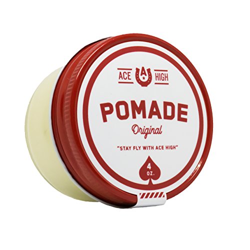 Ace High Pomade, Strong Hold, Natural Shine, 4oz