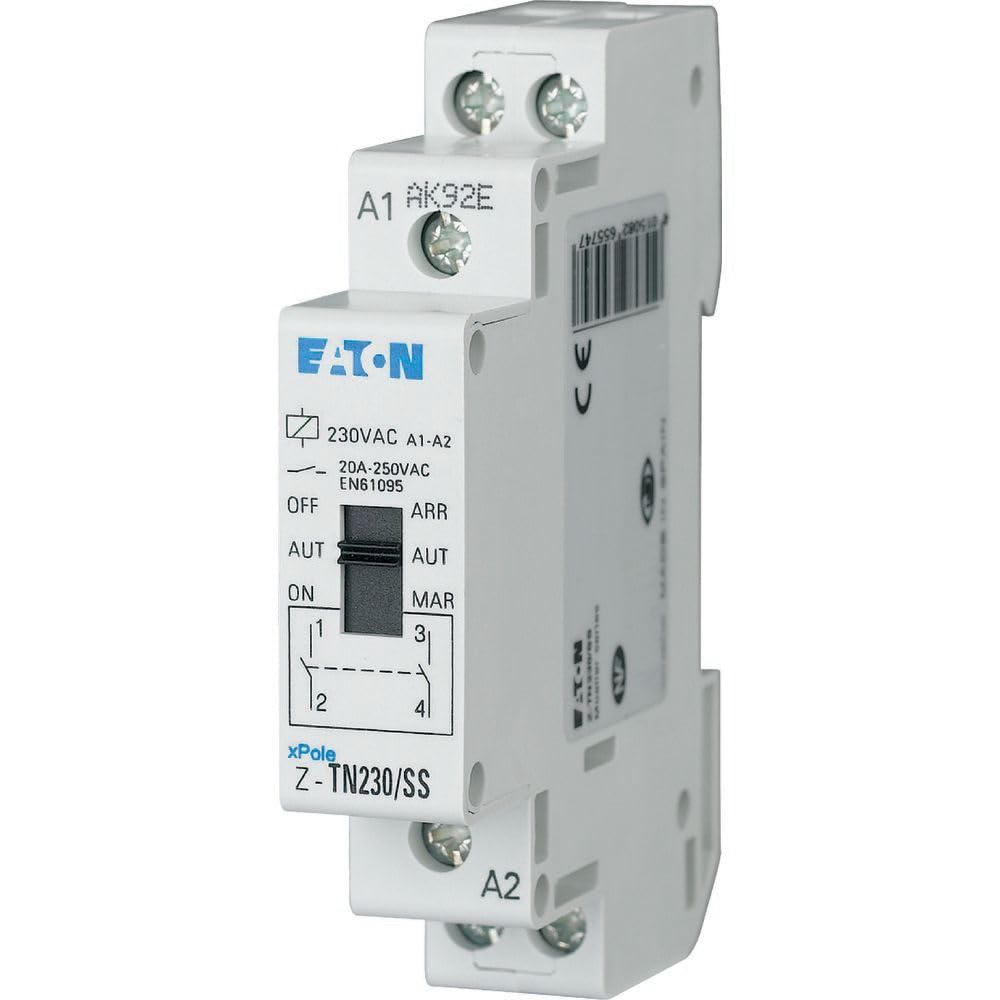 Eaton 265574 Pre-Dialing Relay, 230VAC/50Hz, 2S, 20A
