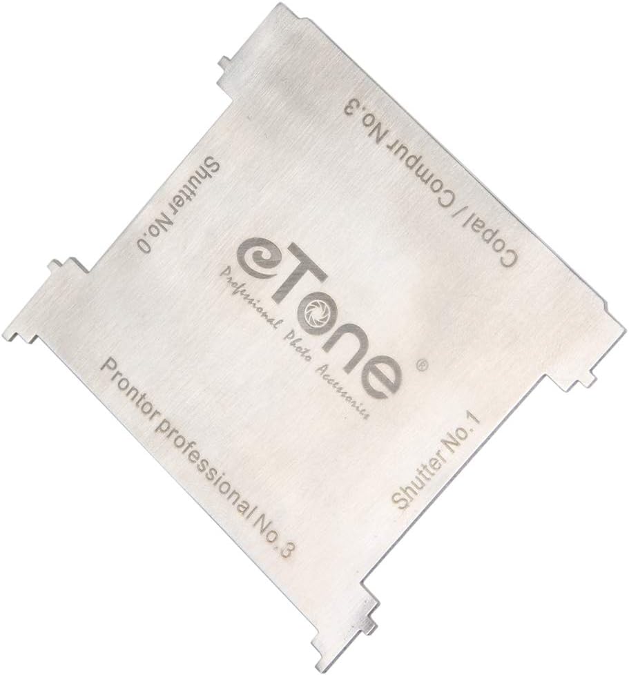 eTone Professional Steel Stainless Lens Spanner Wrench Lens Range Repair Opening Tool for Large Format Cameras