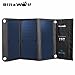 Solar Panel Phone Charger BlitzWolf 20W/3A Dual USB Port SunPower Battery Charger for All Cellphone iPhone 6 6s Plus, Samsung Galaxy S5 S6 Note 4 5, Sony Xperia (Over 21% SunPower Conversion)