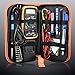 ETEPON 14-in-1 Soldering Iron Kit Adjustable Temperature Soldering Gun with ON/OFF Switch, Electronic Digital Multimeter, Soldering Iron Stand, Desoldering Pump, Soldering Wire, 8pcs Soldering Tips