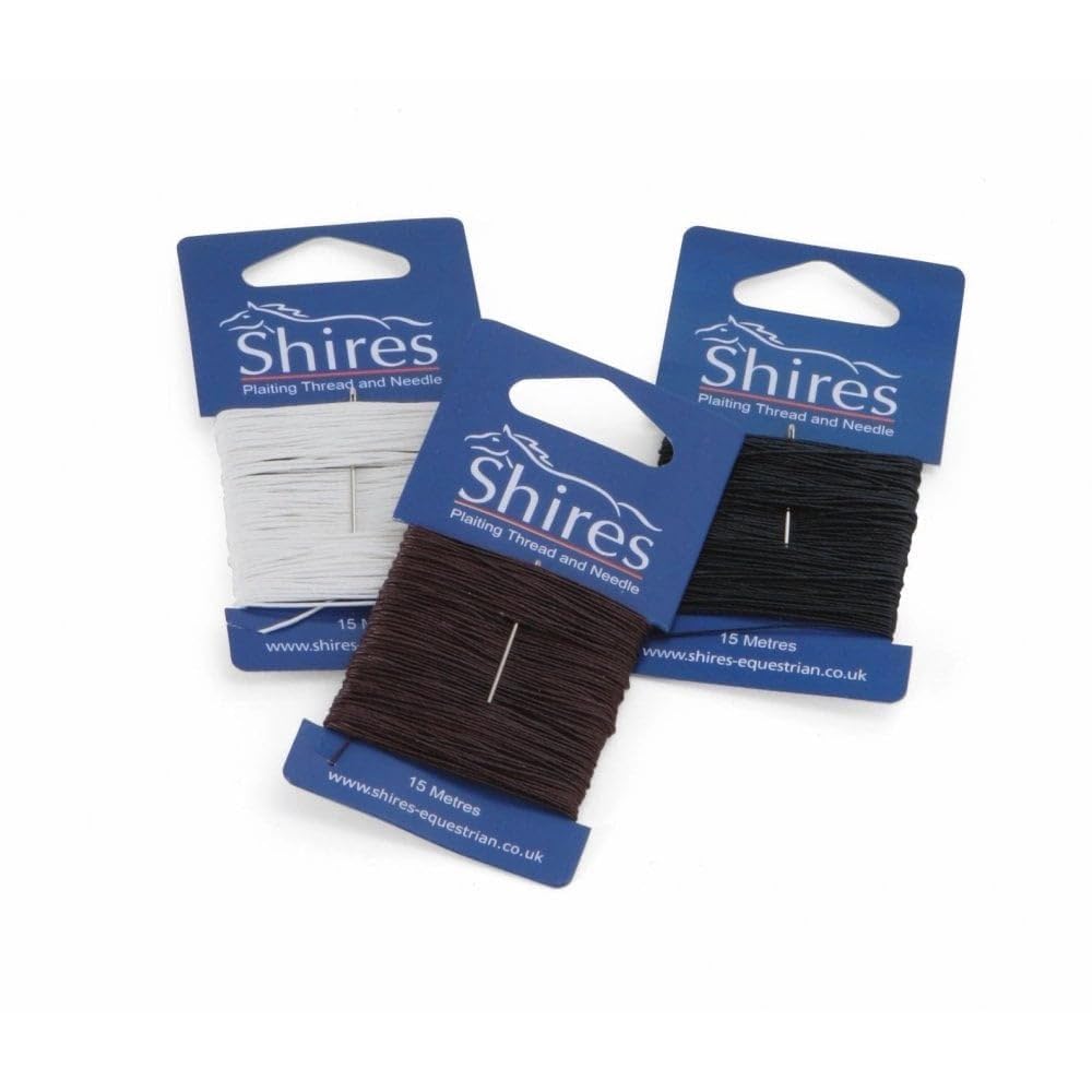 Shires Plaiting Thread - Card: Brown