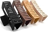 QAIMER 4.1 Inch Hair Claw Clips for Women Thick Hair, 4PCS Matt Coated Jumbo view 1
