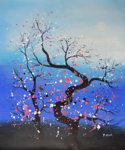 "Cherry Blossom Tree" - Large Fine Art oil on canvas painting. Superb quality...