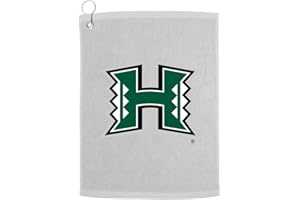 Sport Your Gear Hawaii Rainbow Warriors Prime Logo Golf Bag Towel with Grommet White