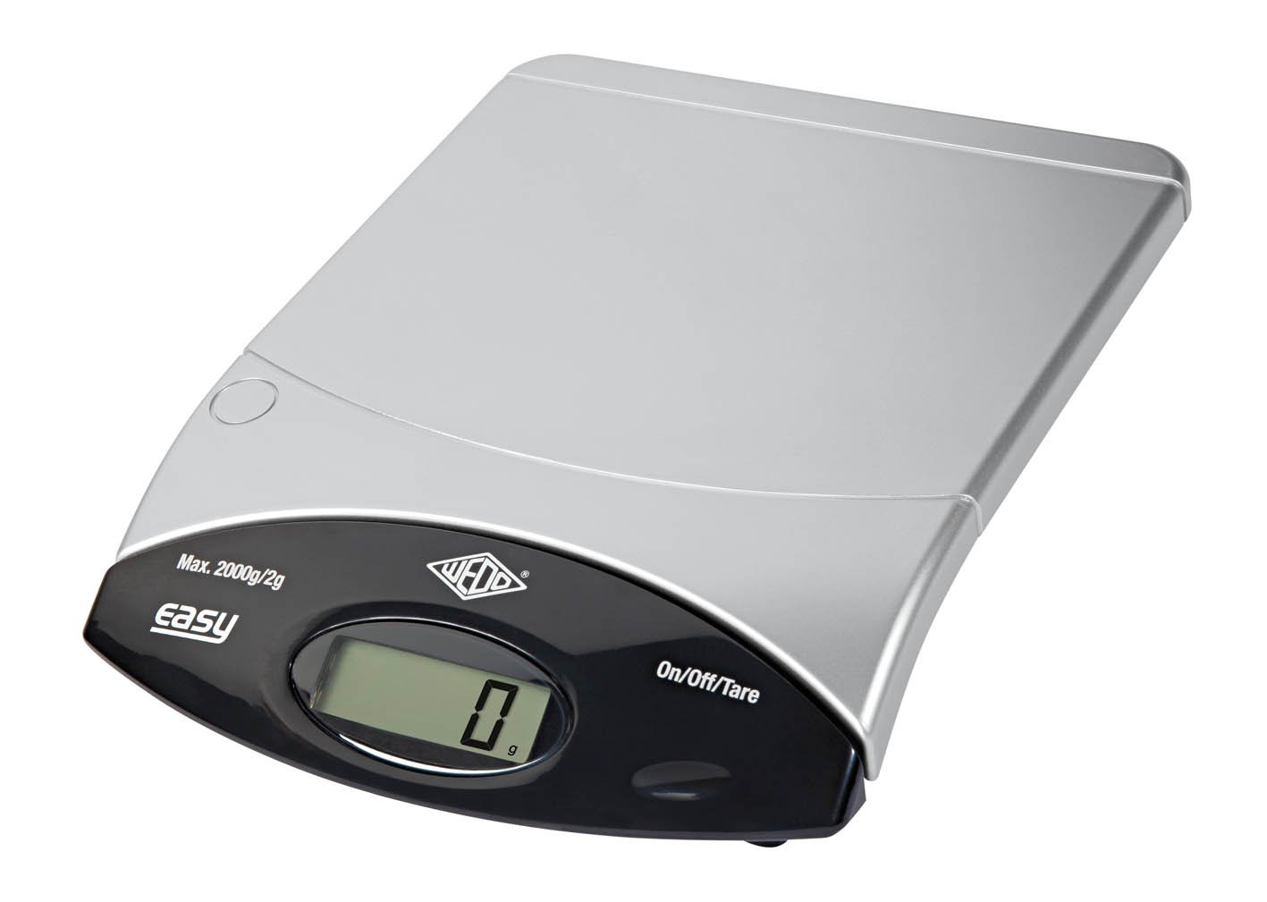 Wedo 482200 Easy Scales 2000g/1g Light Grey/Black Silver/Black