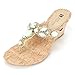 White Mountain Womens Abra Open Toe Casual Wedged Sandals
