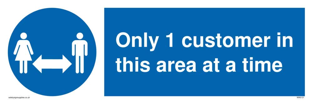 Only 1 customer in this area at a time