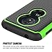 Moto G6 Play Case, SYONER [Shockproof] Defender Phone Case Cover for Motorola Moto G Play 6th Generation [Green]