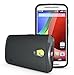 Tudia Lite TPU Bumper Protective Case for Motorola Moto G 2nd Gen 2014 - Black